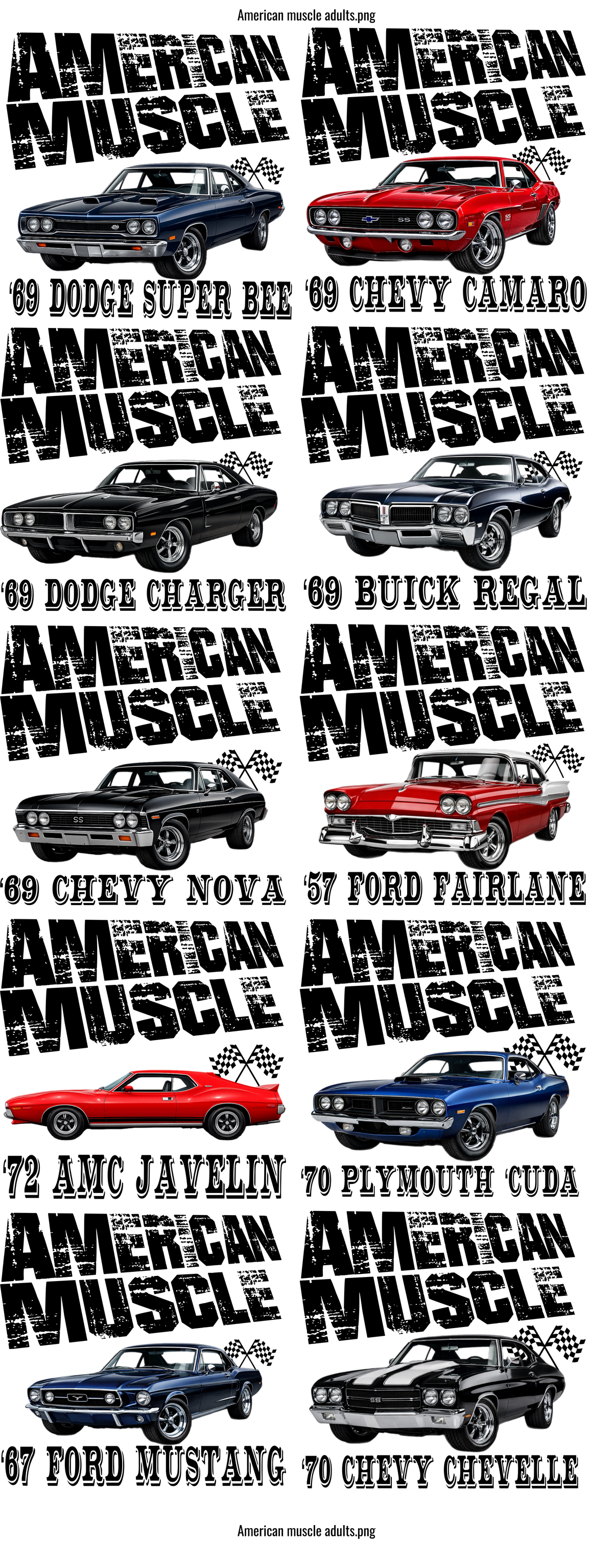 American Muscle Adults 1 #100065