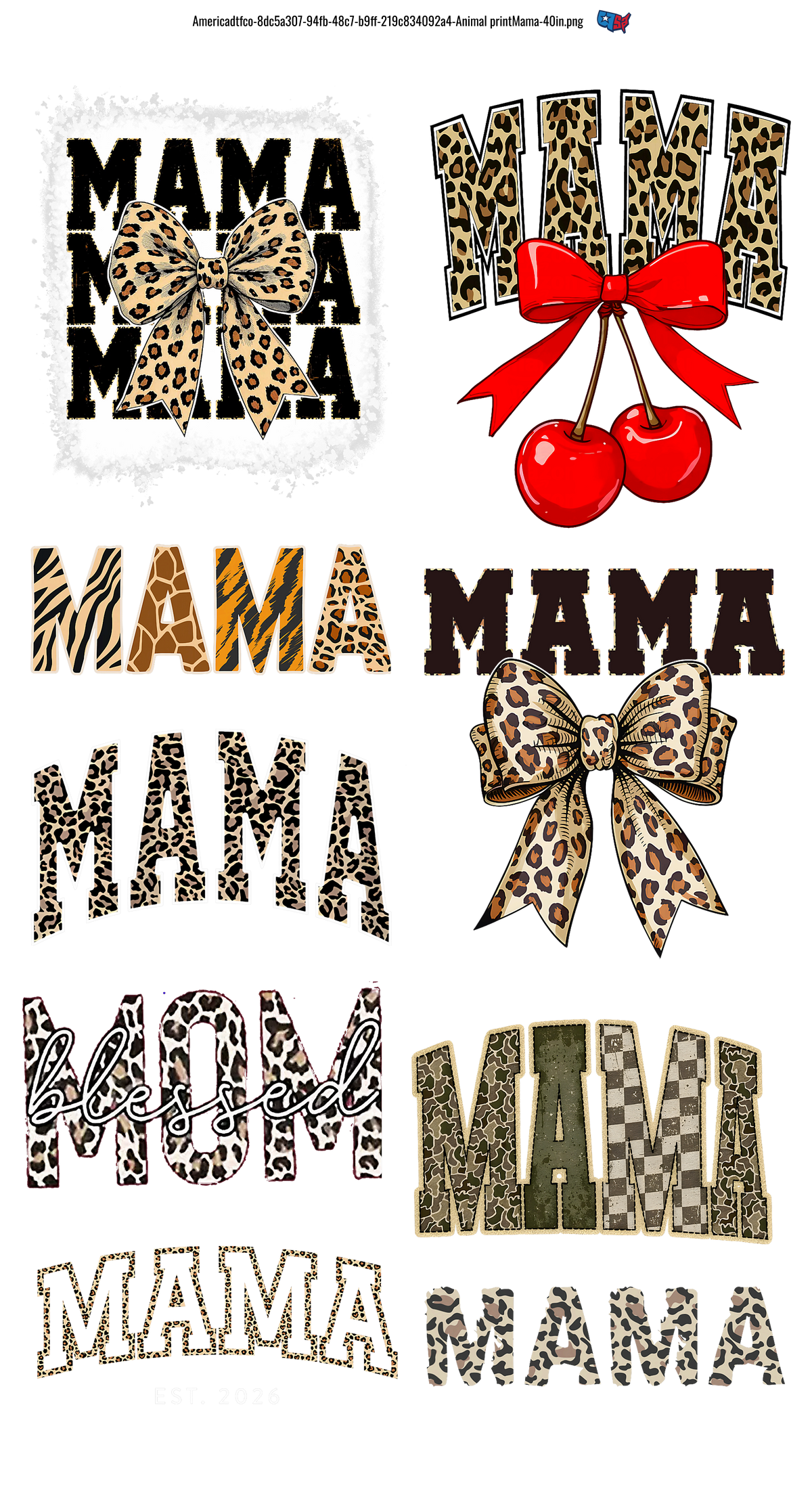 Animal Print Mama #100068