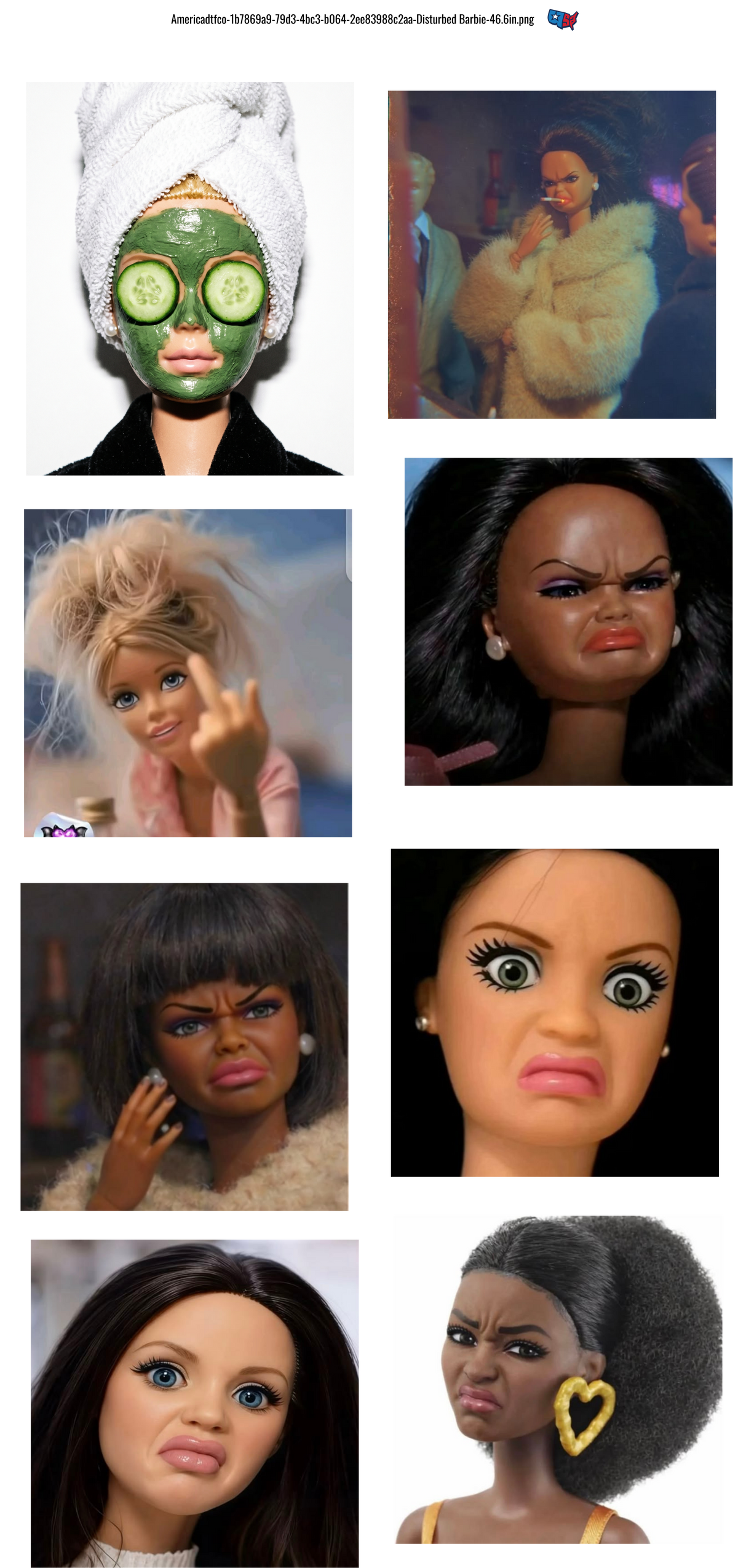 Disturbed Barbie #100163