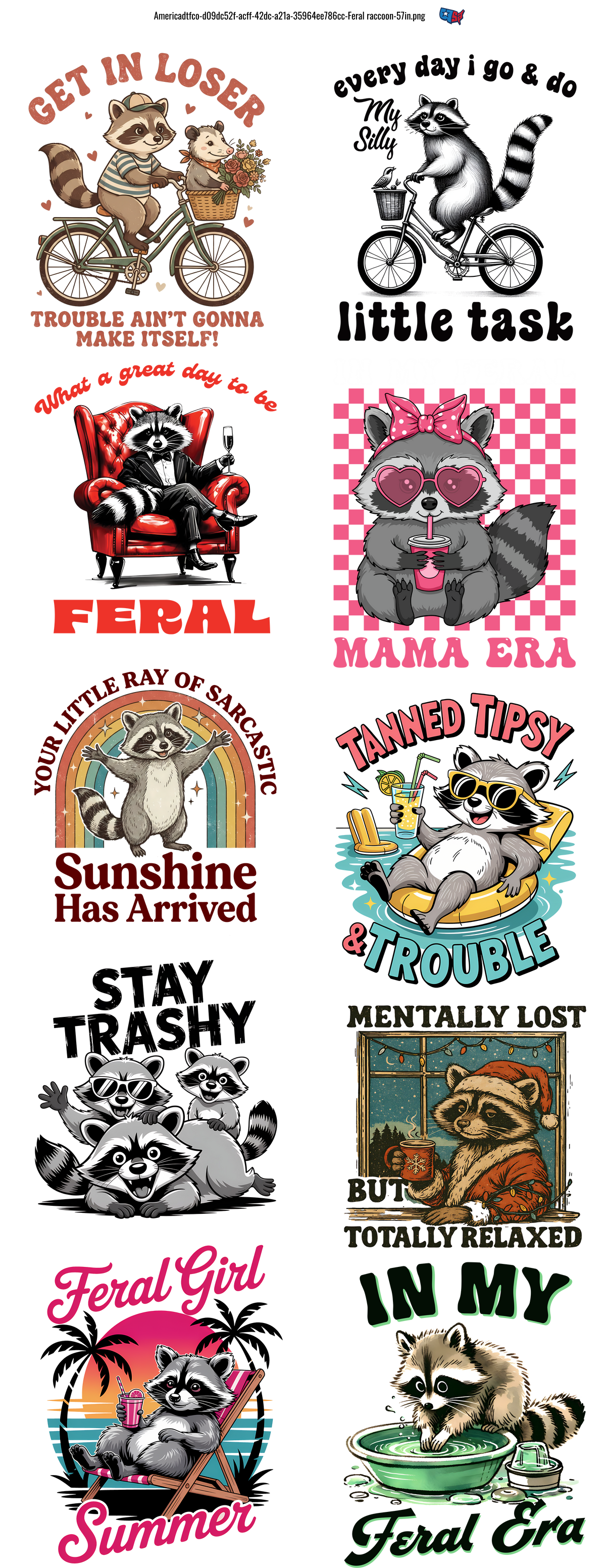 Feral Raccoon #100181