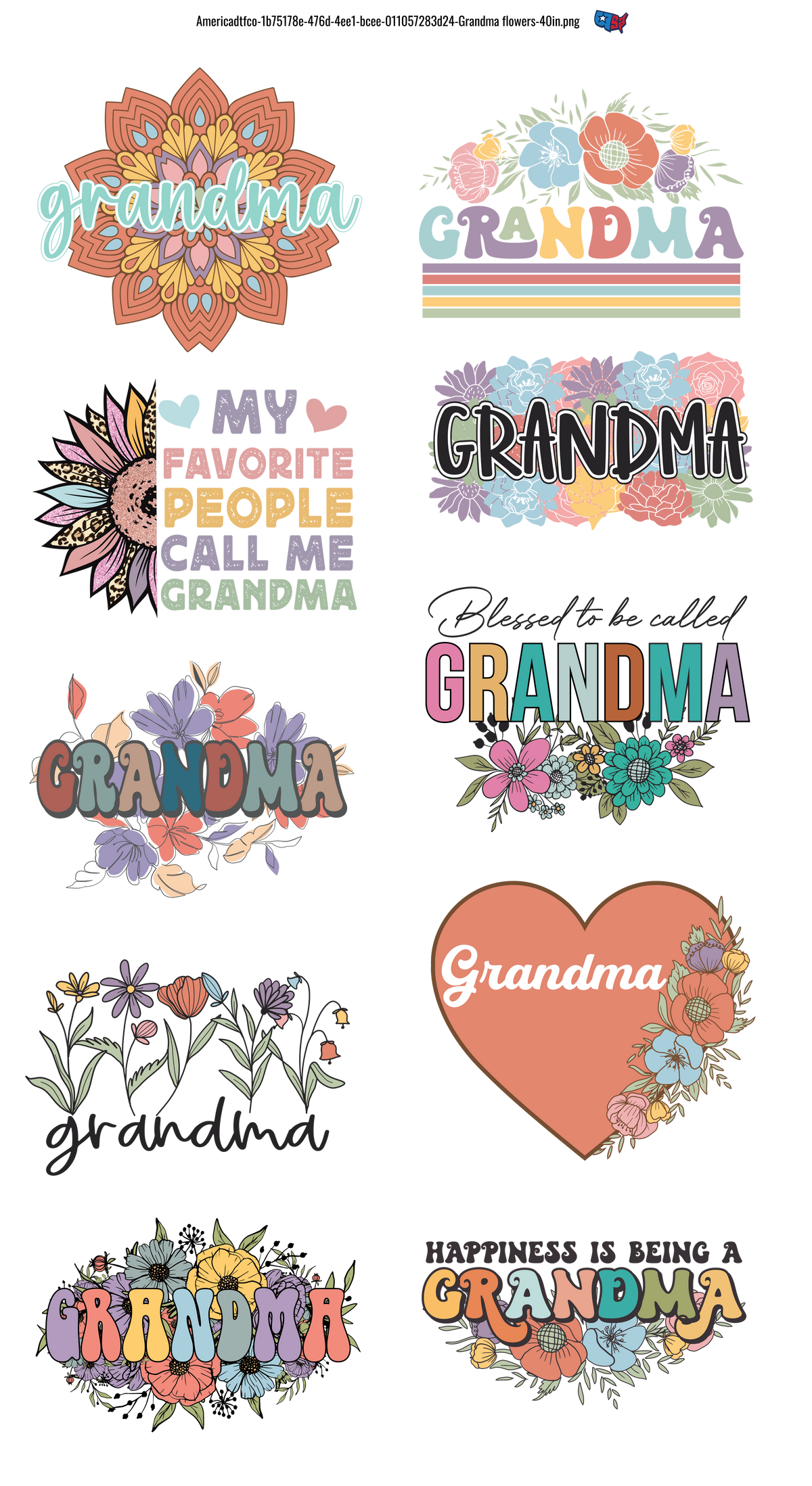 Grandma Flowers #100209