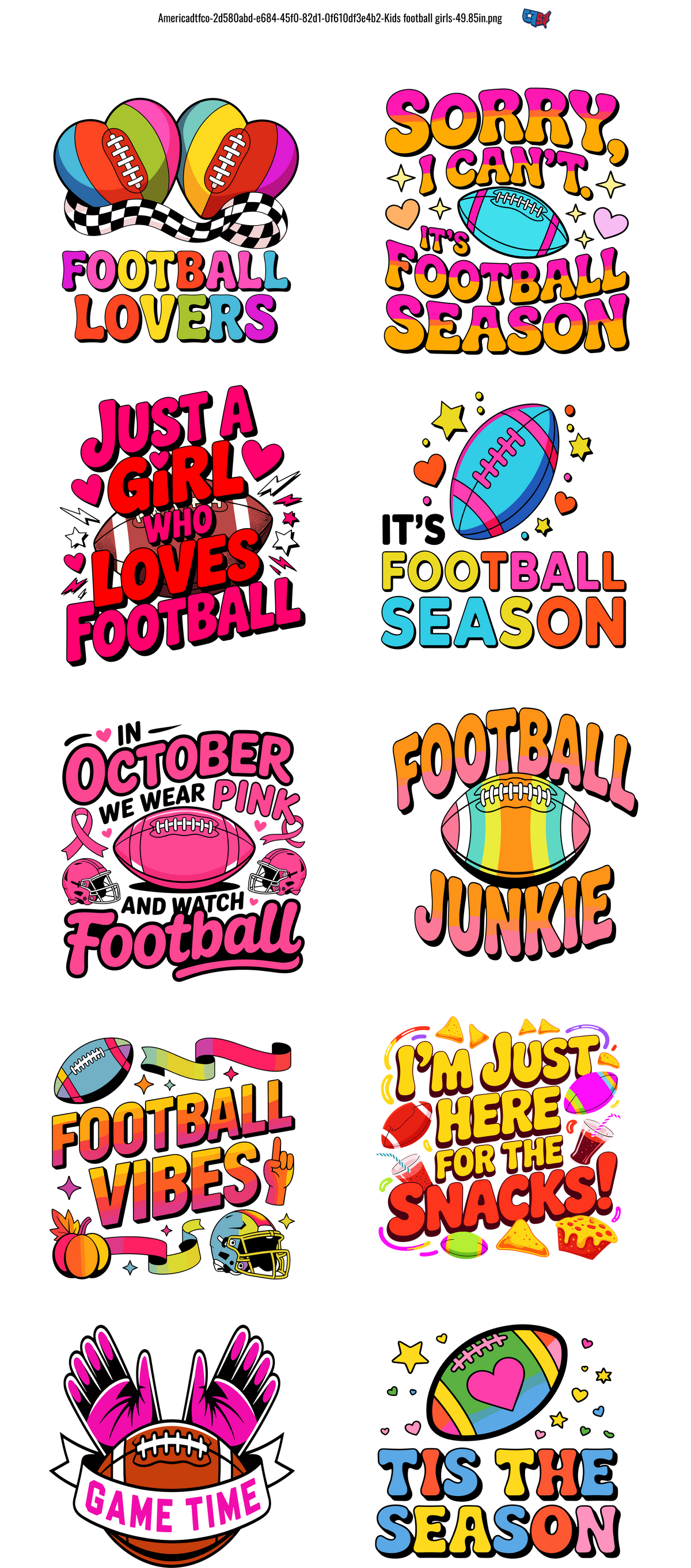Kids Football Girls #100259