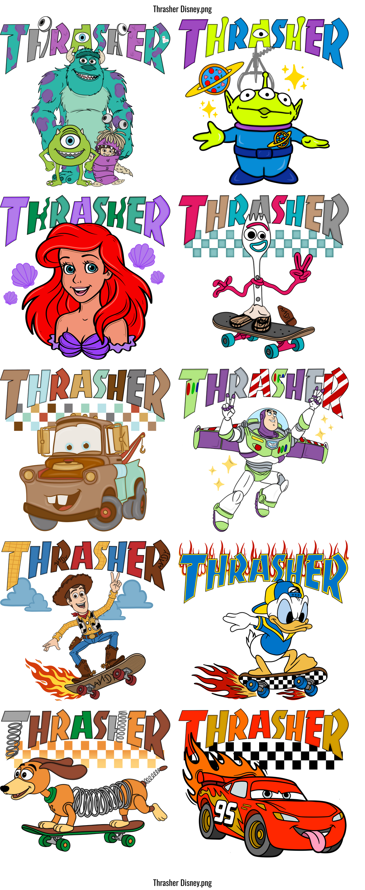 Thrasher Disney #100400