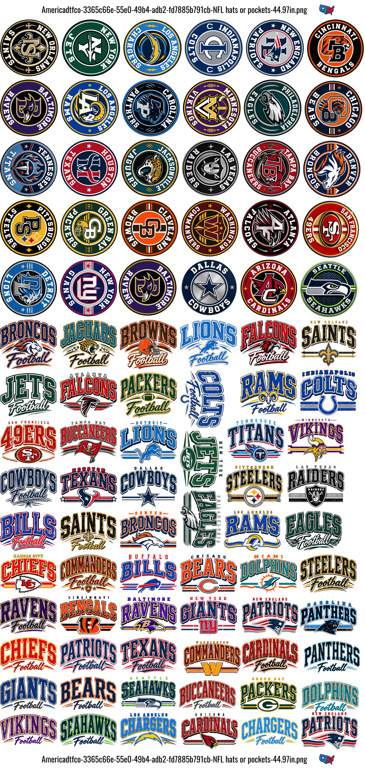 NFL Hats Or Pockets #100447
