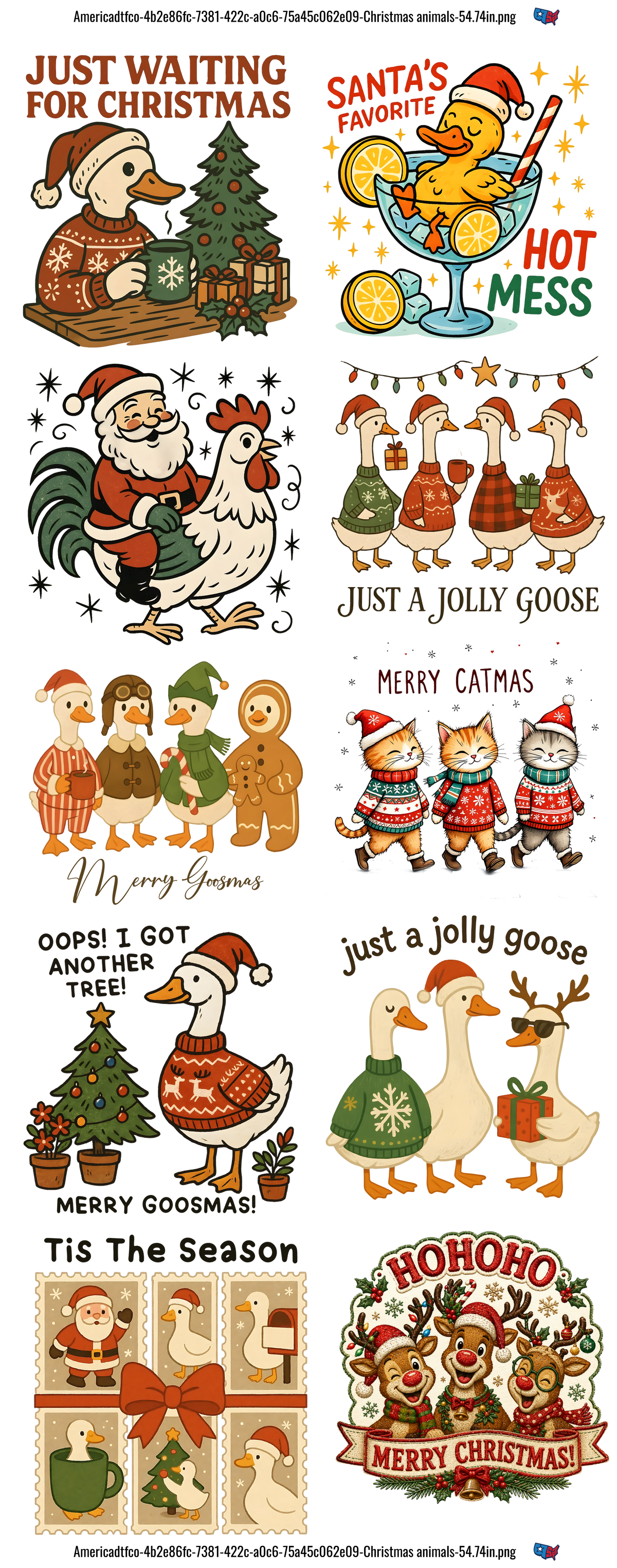 Christmas Animals #100477