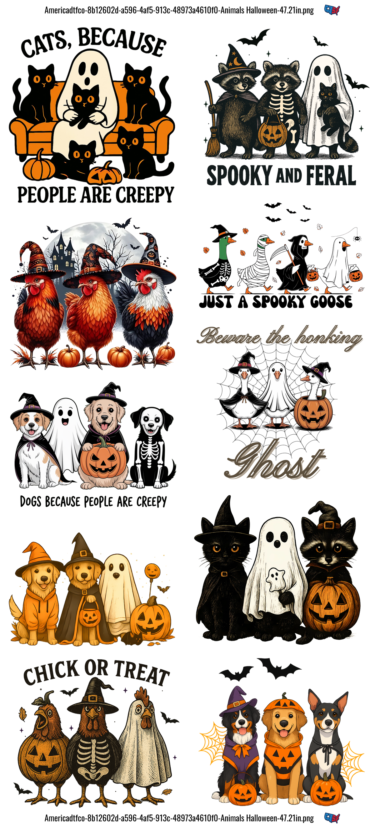 Animals Halloween #100479