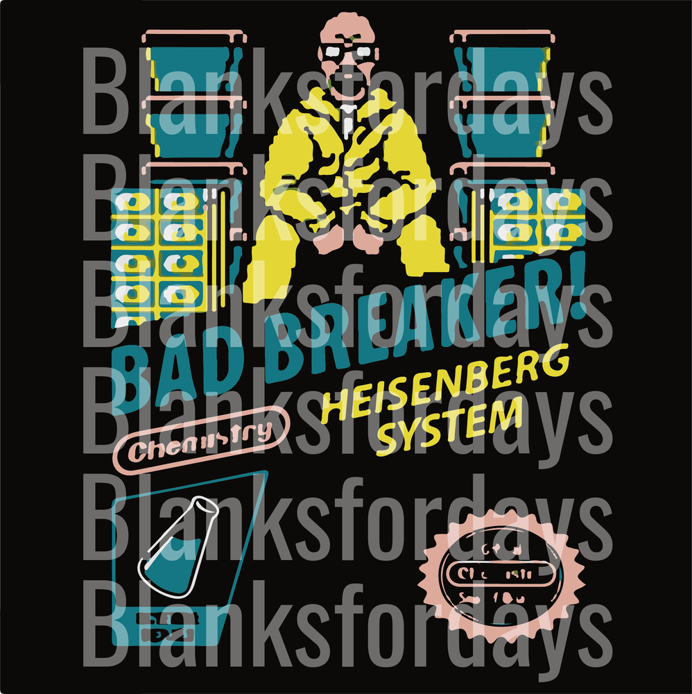 Breaking Bad Heisenberg Yellow Hazmat Suit Chemistry Lab (DTF)