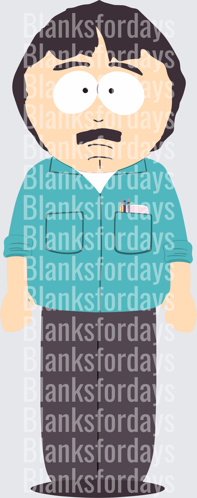 Randy Marsh South Park Character Full Body Design (DTF)