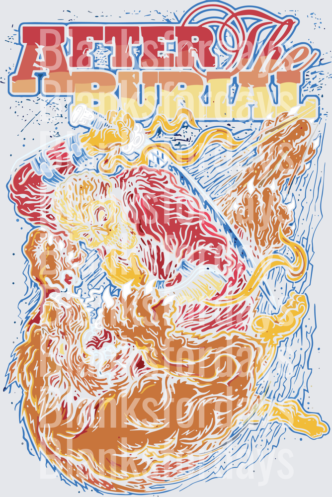 After The Burial Band Dragon Lion Graphic Art Design (DTF)