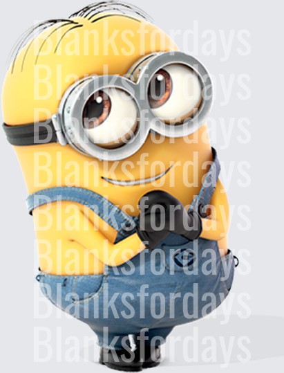 Minion Dave Two-Eyed Goggles Denim Overalls Despicable Me (DTF)