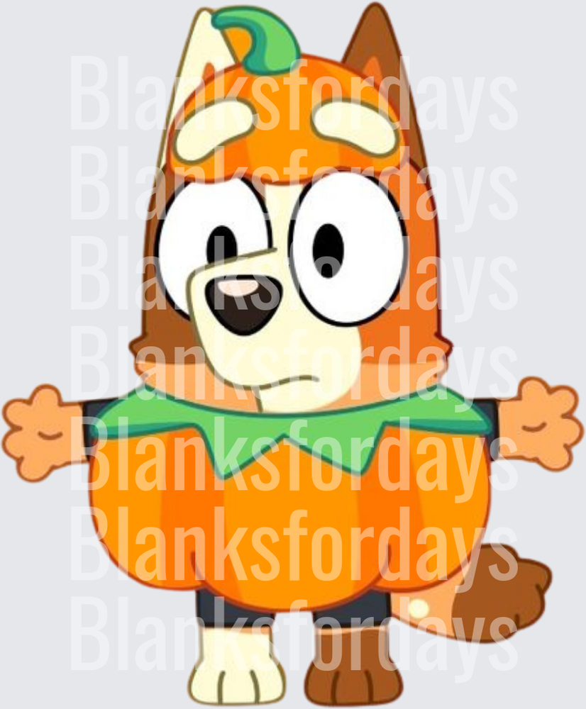 Bingo Heeler Halloween Pumpkin Costume (DTF)