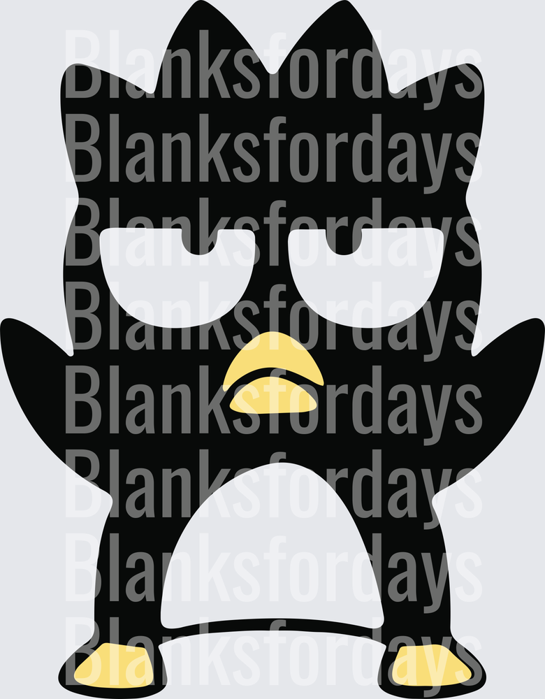 Badtz-Maru Grumpy Penguin Sanrio Character Bold Graphic (DTF)