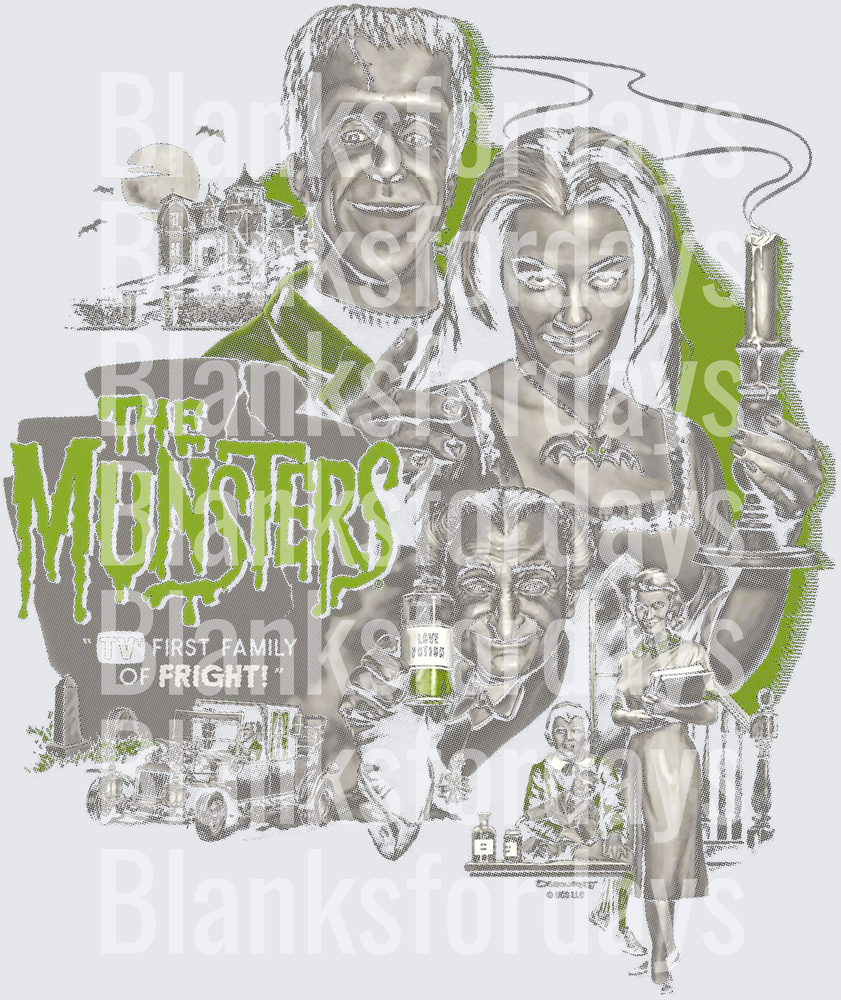 The Munsters TV First Family of Fright Collage (DTF)