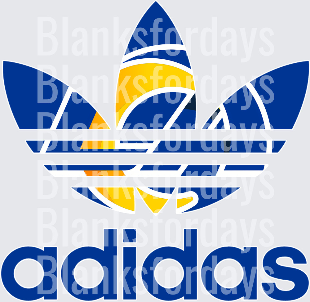 Adidas Trefoil Logo Utah Jazz NBA Basketball Mashup (DTF)