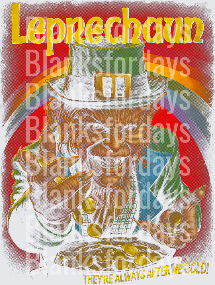 Leprechaun Horror Movie They're Always After Me Gold Rainbow (DTF)