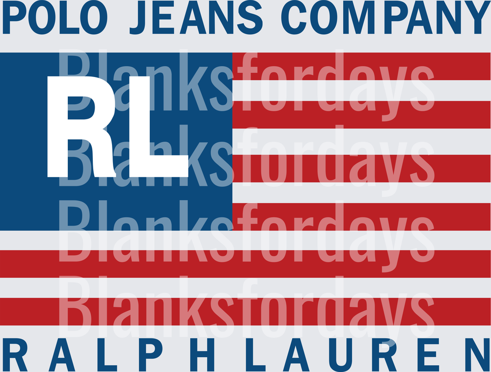 Polo Jeans Company Ralph Lauren RL American Flag Logo (DTF)