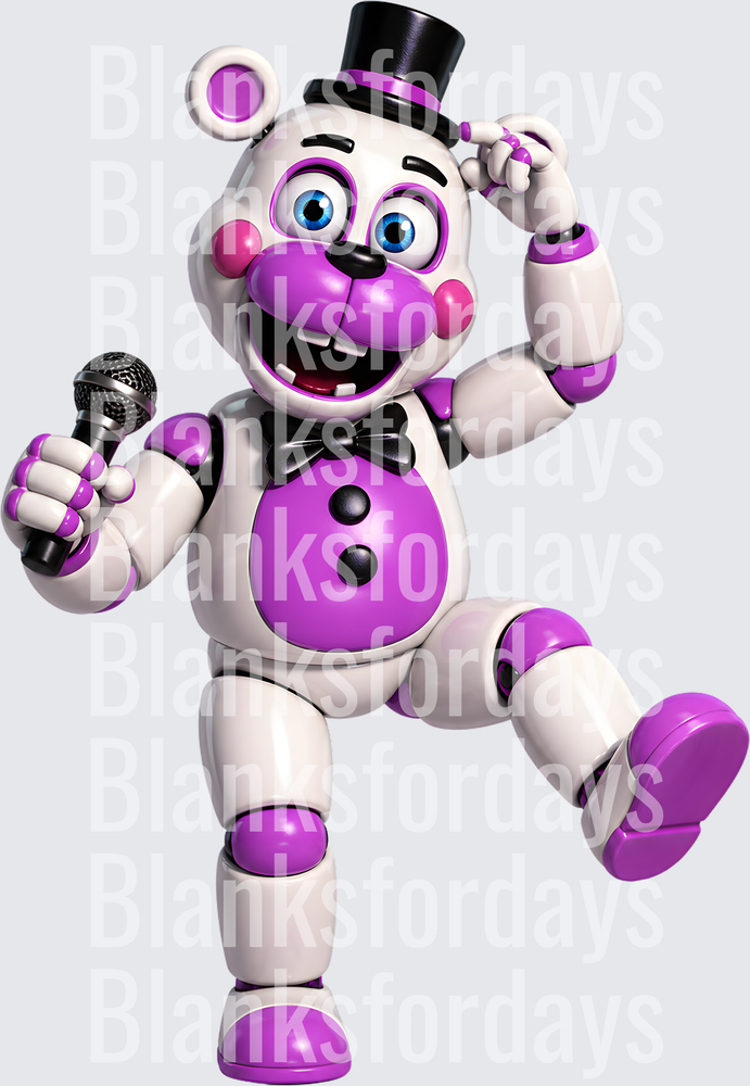 Funtime Freddy FNAF Sister Location Animatronic with Mic (DTF)