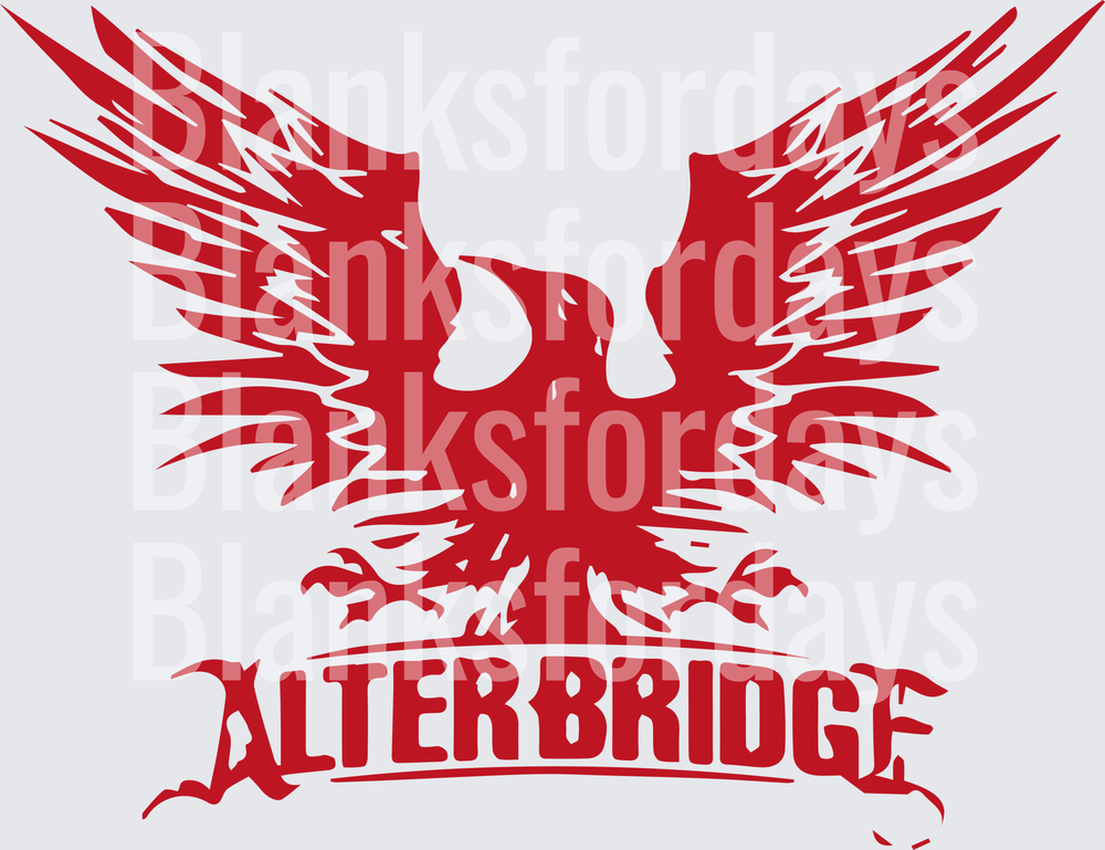Alter Bridge Red Eagle Logo Band Graphic (DTF)