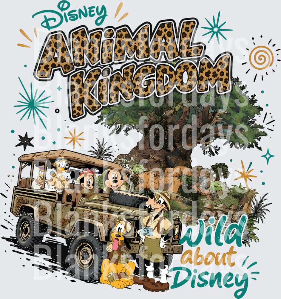 Disney Animal Kingdom Wild About Disney Safari Gang (DTF)