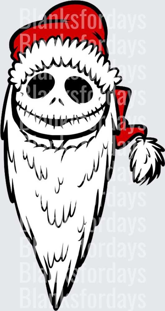 Jack Skellington Santa Claus Christmas Nightmare Before Christmas (DTF)