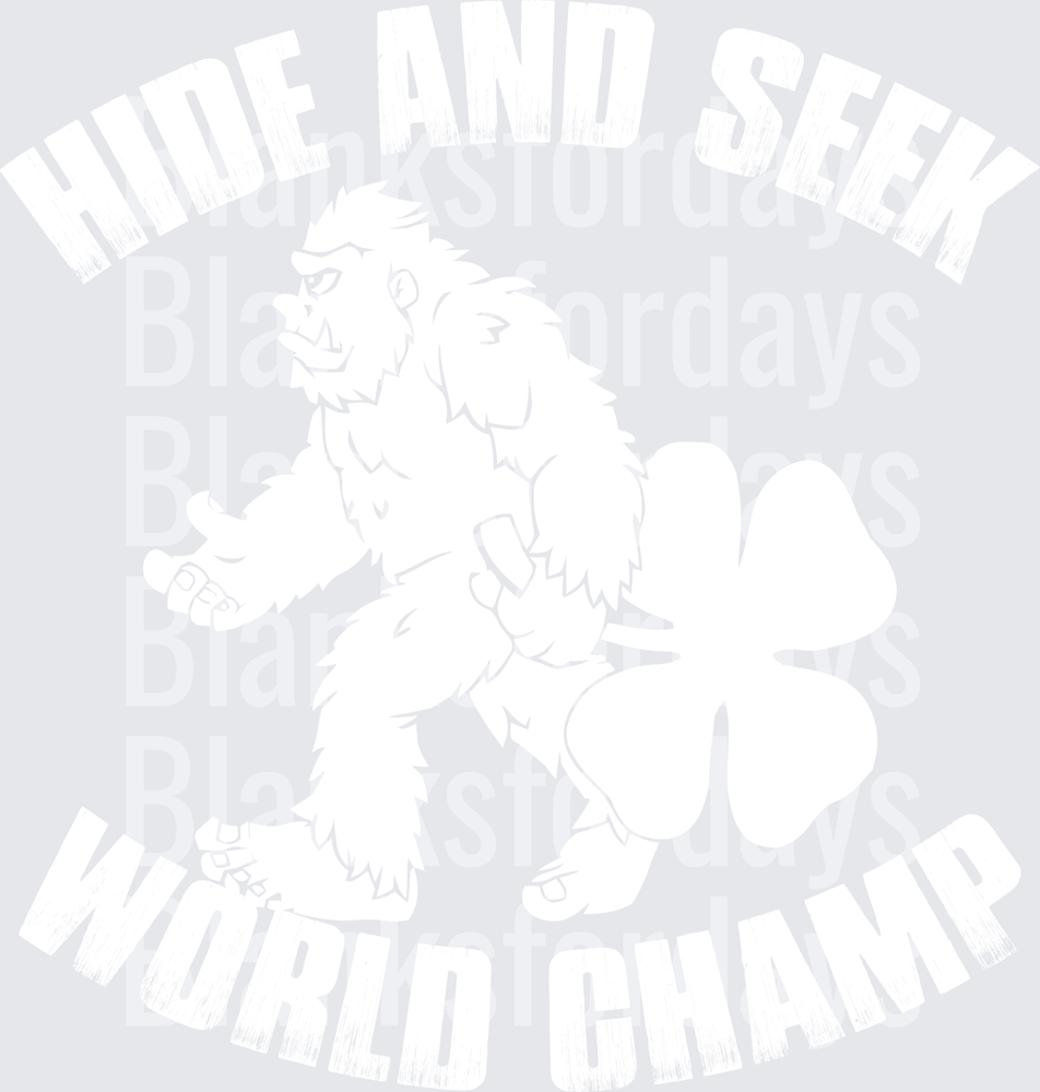 Bigfoot Hide and Seek World Champ St. Patrick's Day Shamrock (DTF)