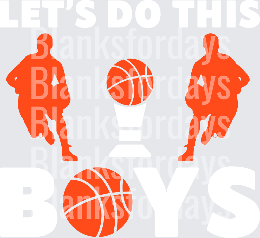 Let's Do This Boys Basketball Players Trophy Design (DTF)