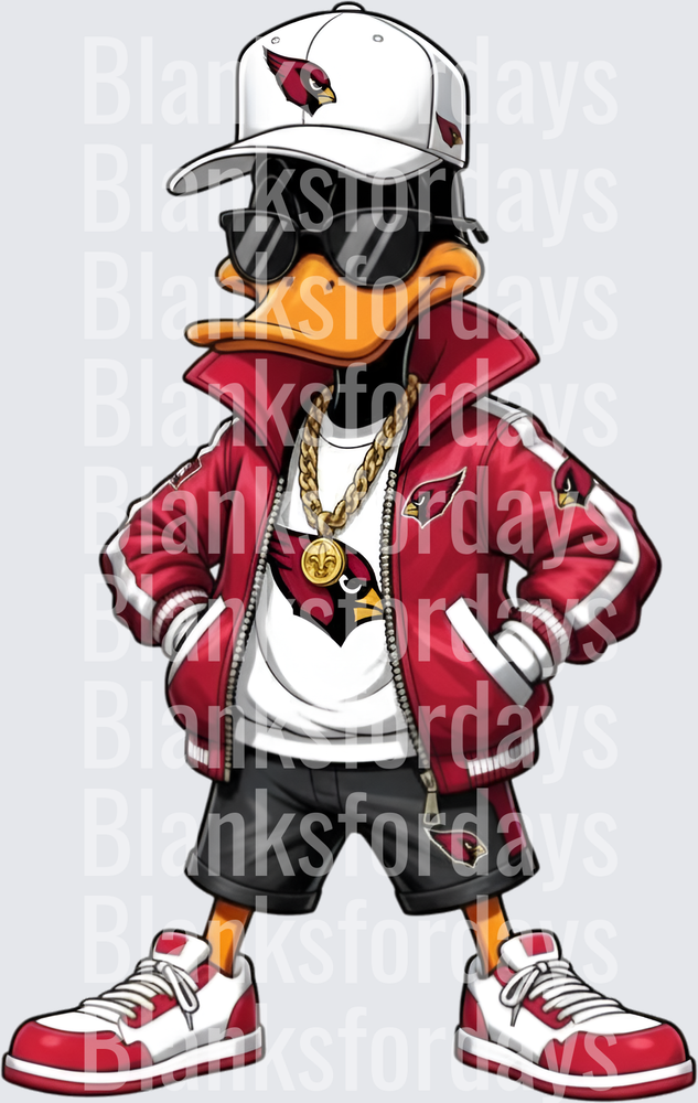 Arizona Cardinals Duck Drip Streetwear Fan Design (DTF)