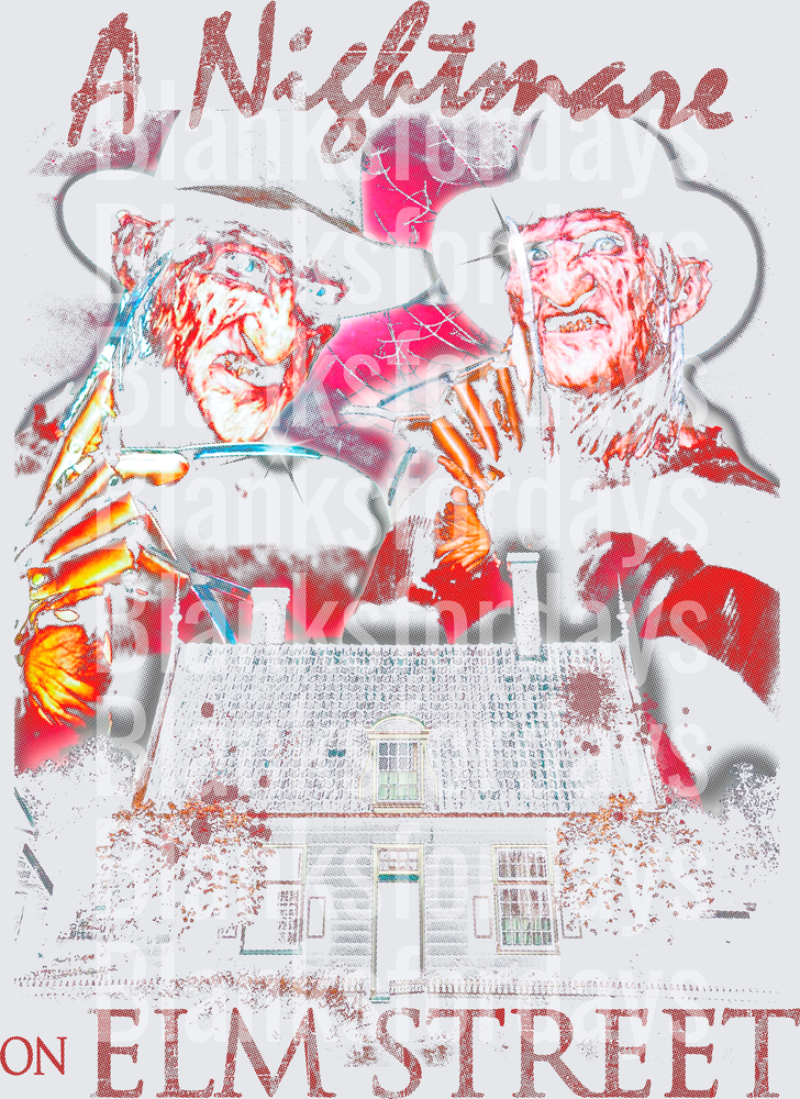 A Nightmare on Elm Street Freddy Krueger Horror Graphic (DTF)