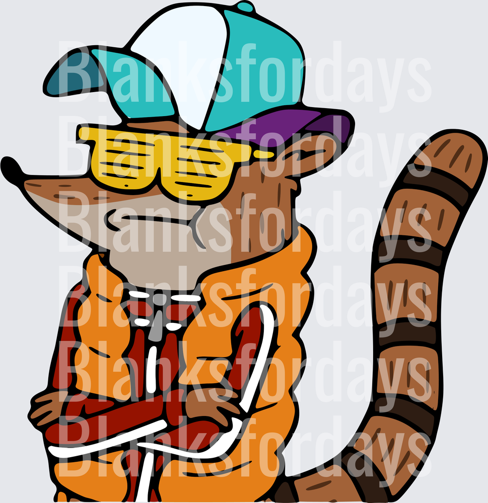 Cool Cat Wearing Snapback Hat Yellow Shutter Shades Hoodie (DTF)