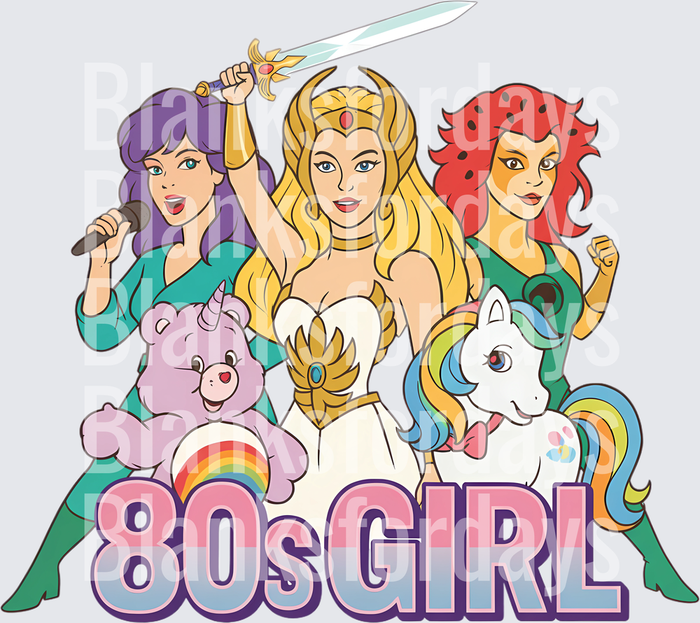 80s Girl She-Ra Cheetara Care Bear My Little Pony Mashup (DTF)
