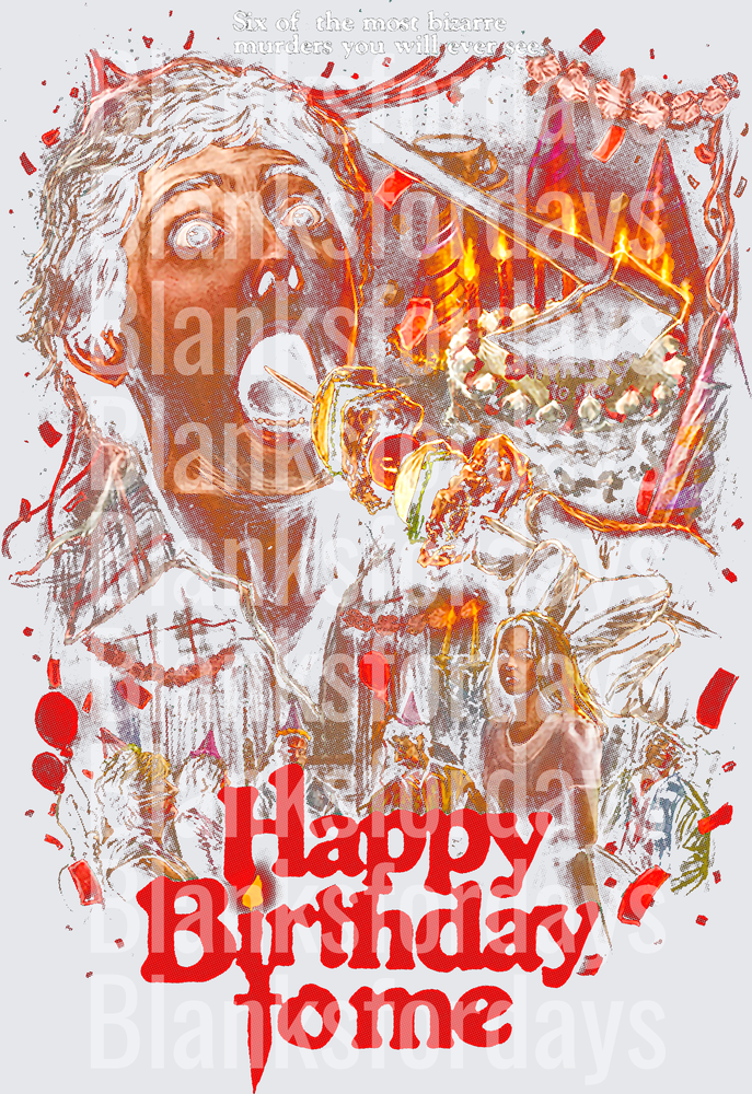 Happy Birthday to Me 1981 Horror Movie Art (DTF)