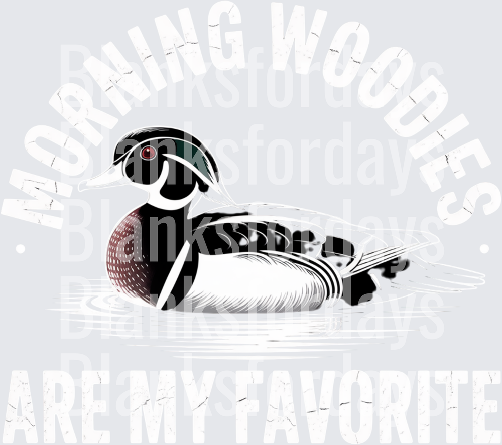 Morning Woodies Are My Favorite Wood Duck Hunting (DTF)