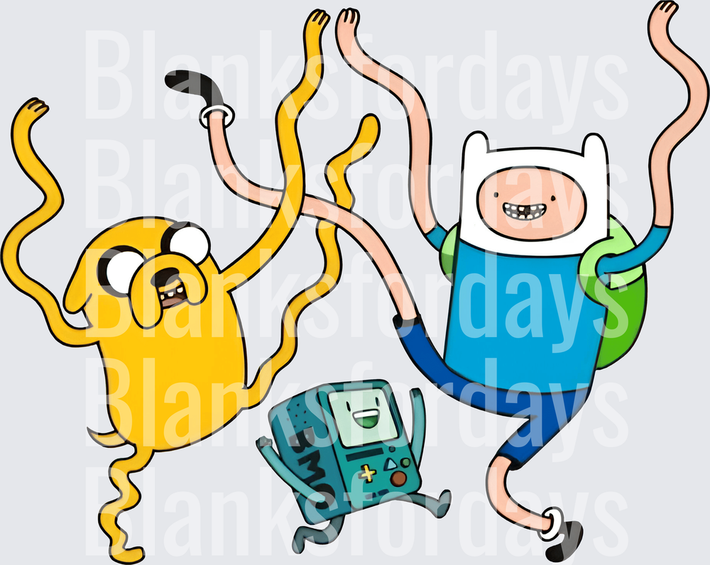 Finn Jake and BMO Adventure Time Jumping Fun (DTF)