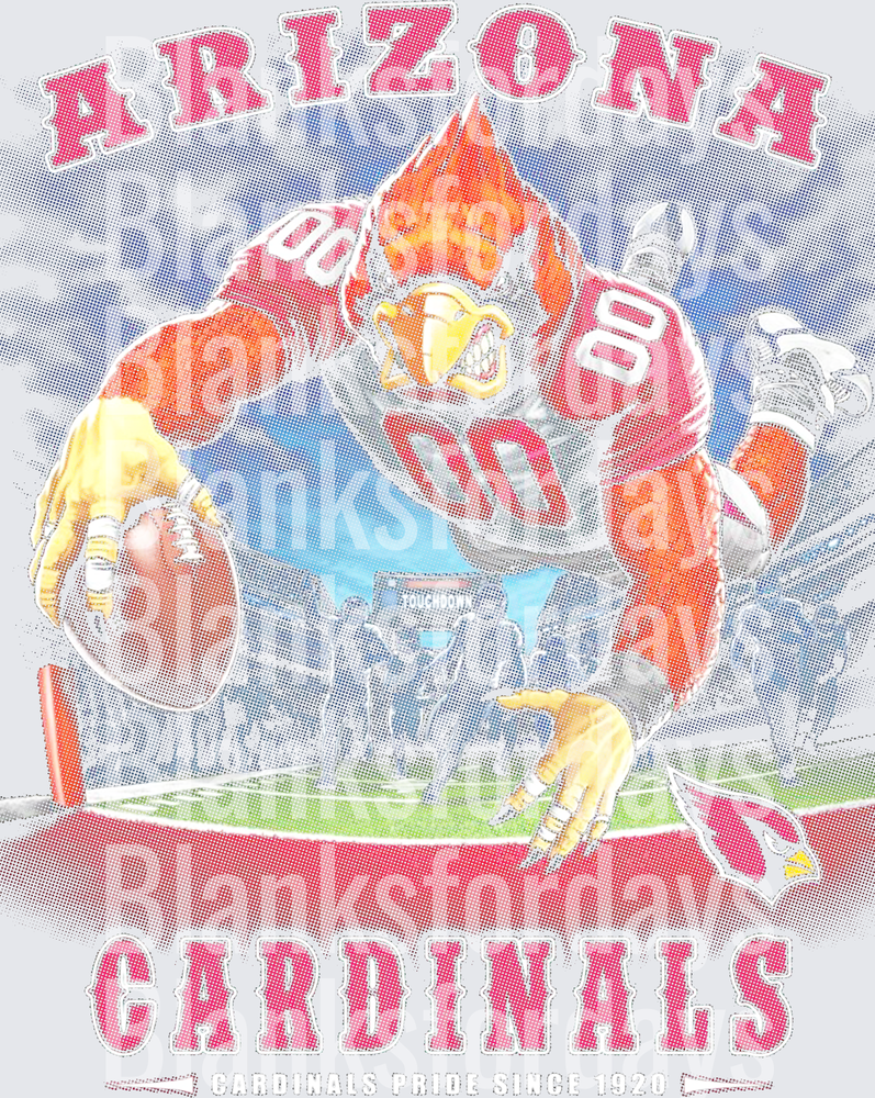 Arizona Cardinals Pride Since 1920 Mascot Football Design (DTF)