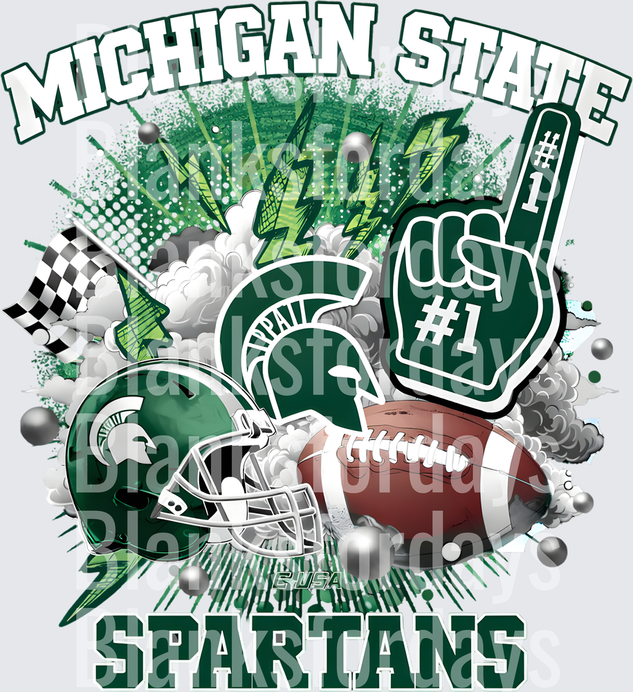 Michigan State Spartans Football Gameday Fan Spirit (DTF)
