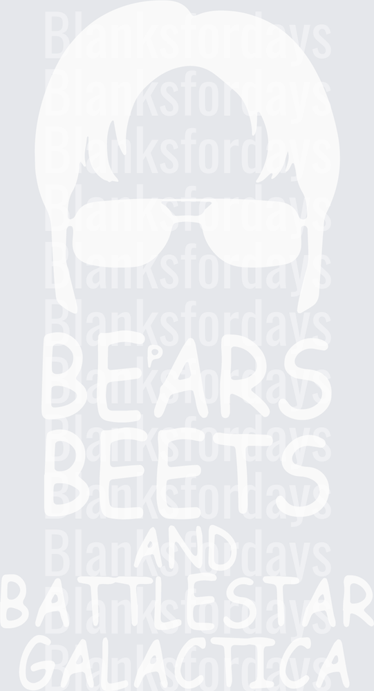 Dwight Schrute Bears Beets Battlestar Galactica The Office (DTF)