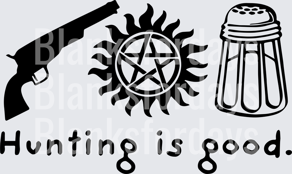 Supernatural Hunting Is Good Anti-Possession Symbol Salt Gun (DTF)