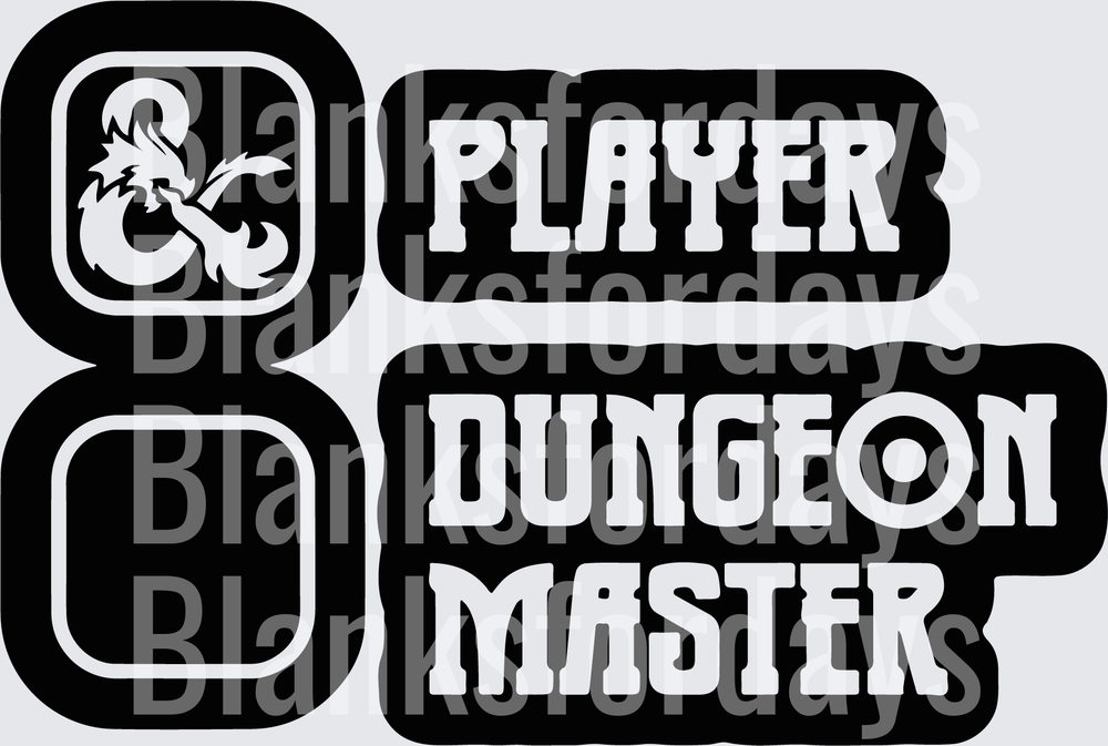 Dungeons & Dragons Player and Dungeon Master Badge Set (DTF)