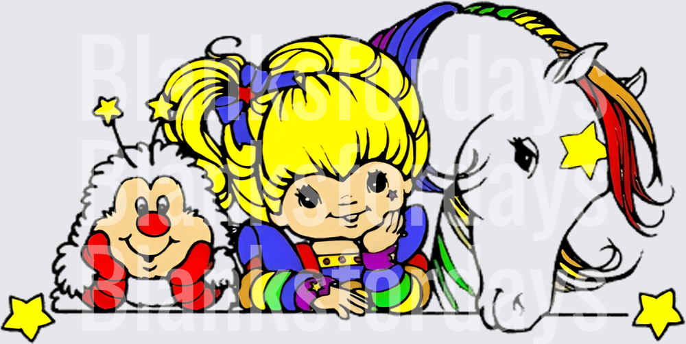 Rainbow Brite Twink and Starlite Trio with Stars (DTF)