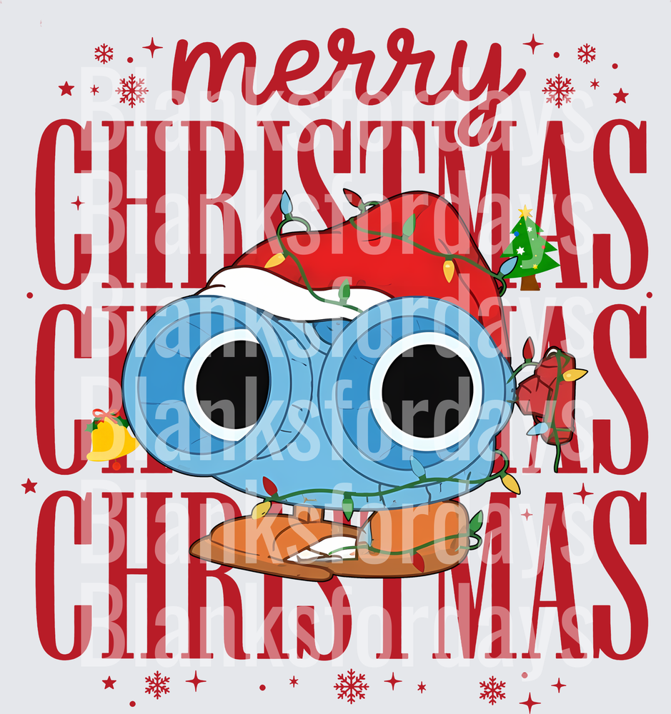Merry Christmas Darwin Amazing World of Gumball Santa Hat (DTF)