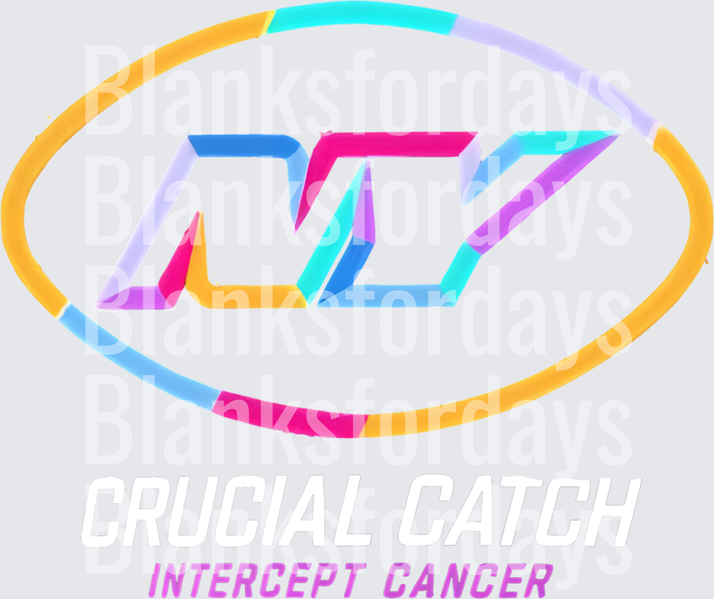 Crucial Catch Intercept Cancer NFL Football Awareness Logo (DTF)