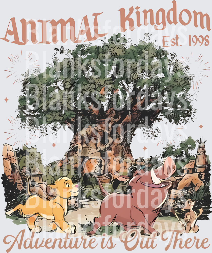 Animal Kingdom Est 1998 Simba Pumba Timon Tree of Life (DTF)
