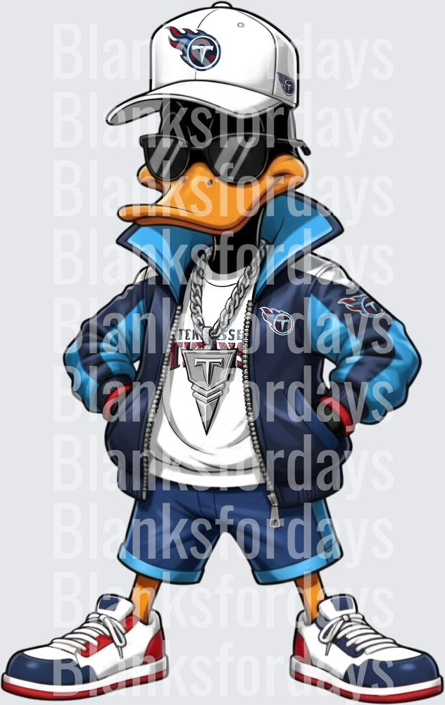 Cool Duck Tennessee Titans Fan Drip Streetwear (DTF)