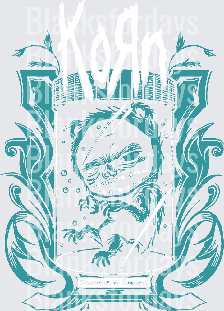 Korn Souvenir of Sadness Creature in Jar Band Graphic (DTF)