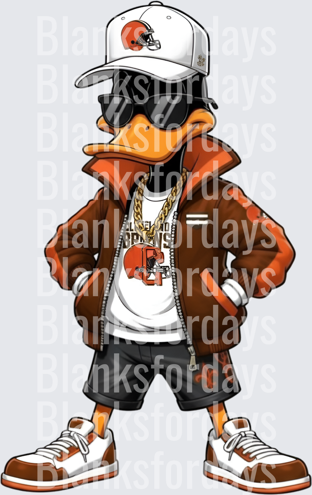 Daffy Duck Cleveland Browns Drip Fan Streetwear (DTF)