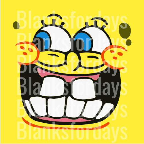 SpongeBob SquarePants Big Grin Close-Up Face (DTF)