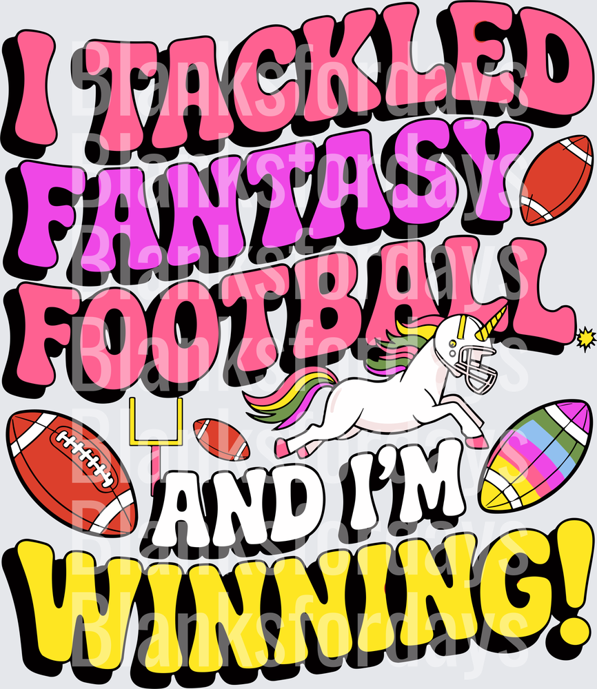 I Tackled Fantasy Football And I'm Winning Unicorn (DTF)