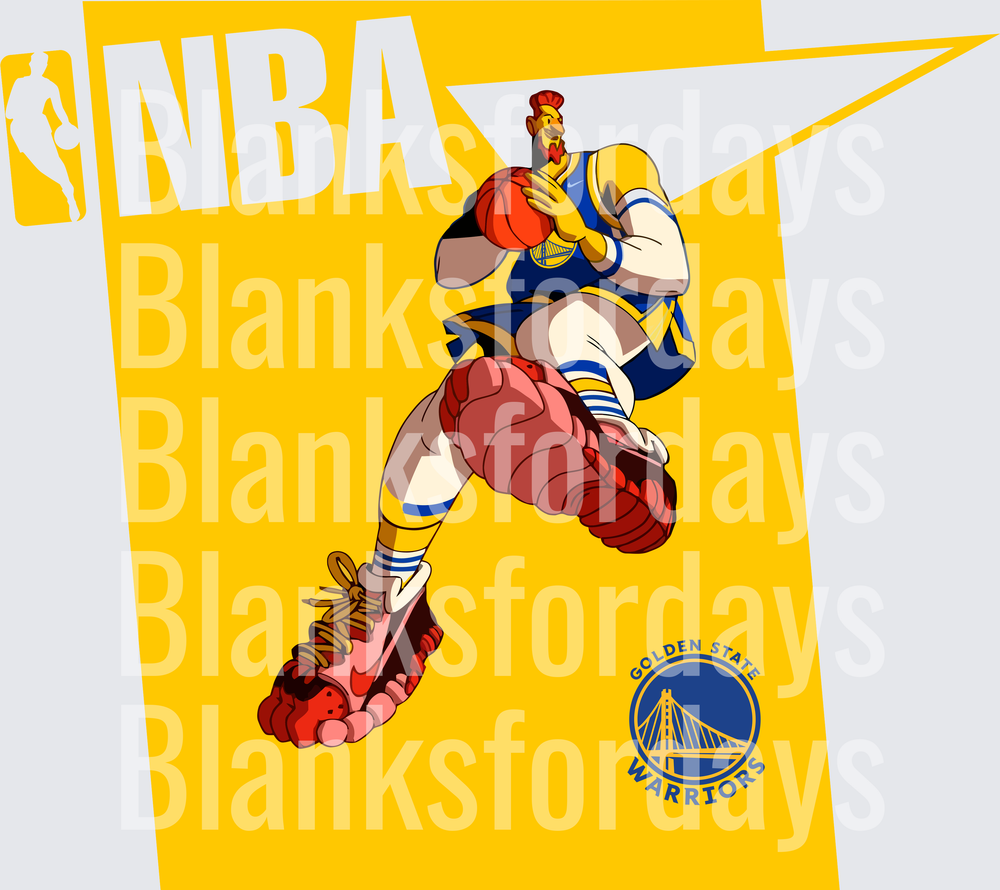 NBA Golden State Warriors Cartoon Mascot Basketball Player (DTF)
