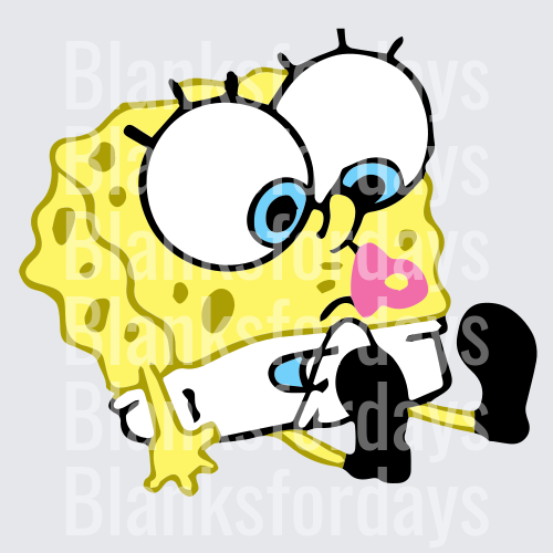 SpongeBob SquarePants Mocking Meme Face Expression (DTF)