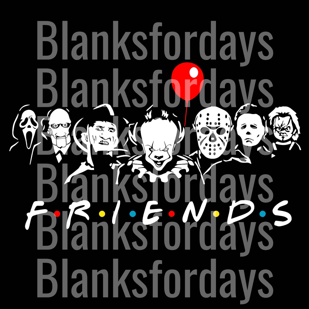 Horror Movie Villains Friends Parody with Red Balloon (DTF)